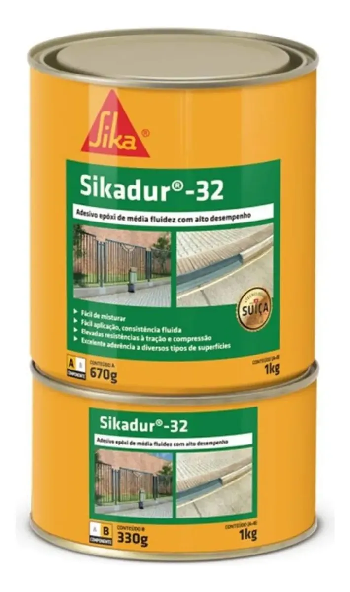 ADESIVO ESTRUTURAL SIKADUR-32 1KG CONJ. SIKA