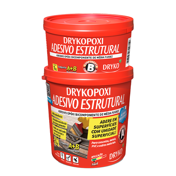 ADESIVO ESTRUTURAL DRYKOPOXI 1KG CONJ. DRYKO