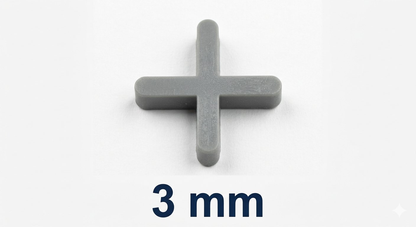 ESPACADOR CRUZETA PARA PISO 3mm