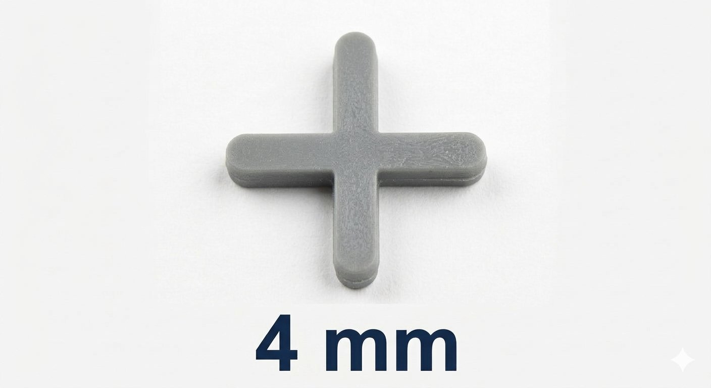 ESPACADOR CRUZETA PARA PISO 4mm