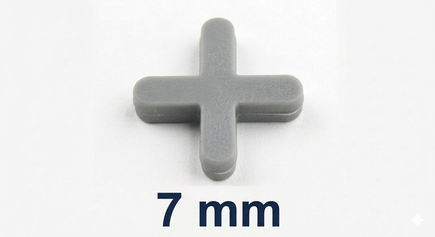ESPACADOR CRUZETA PARA PISO 7mm
