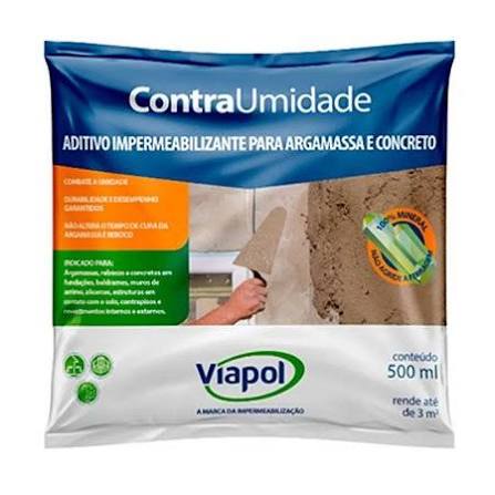 IMPERMEABILIZANTE CONTRA UMIDADE 500ML VIAPOL