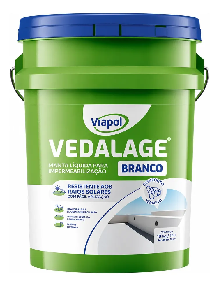MANTA LIQUIDA VEDALAGE 18L (BRANCO) VIAPOL