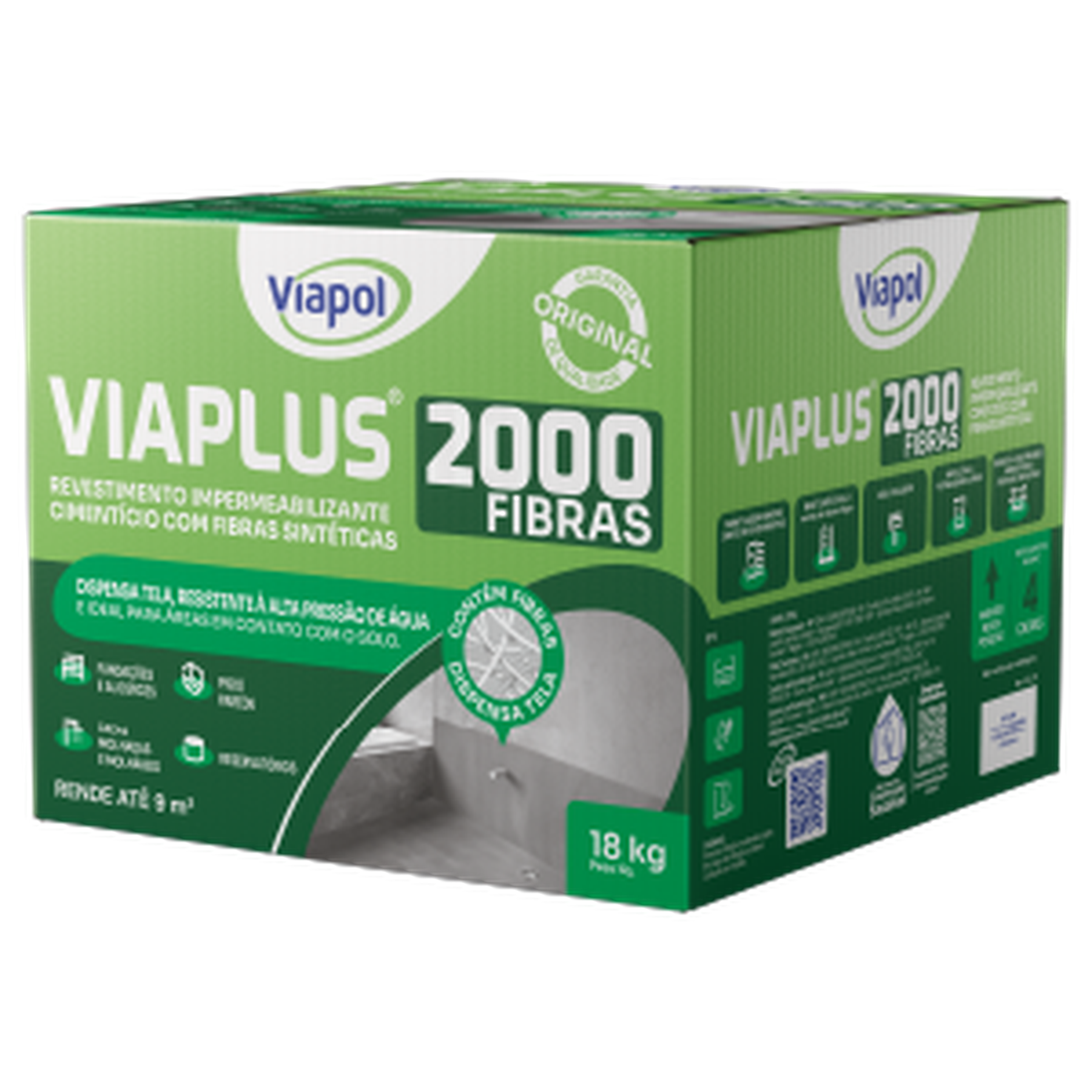 IMPERMEABILIZANTE VIAPLUS 2000 18KG VIAPOL