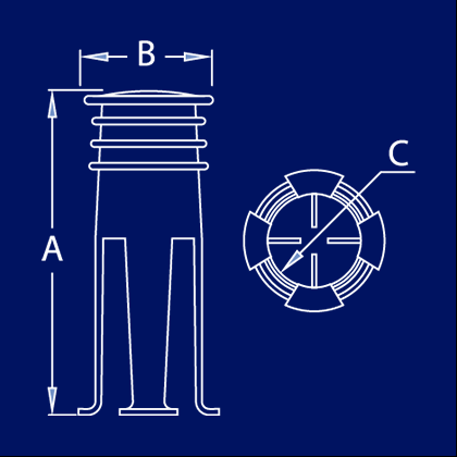 PS - Ponteira de Proteção - Aço até 1'' foto 2