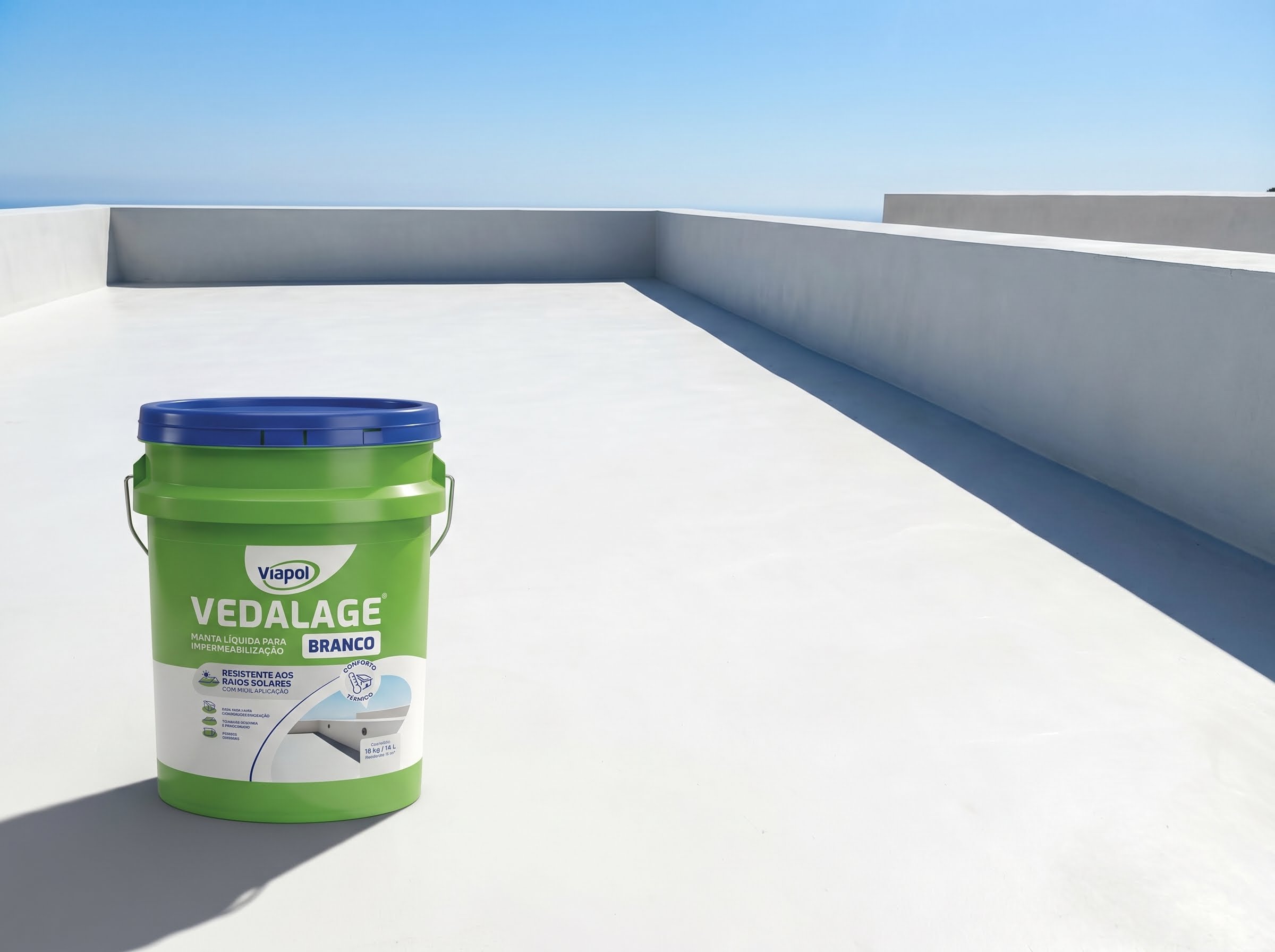 MANTA LIQUIDA VEDALAGE 18L  (BRANCO) VIAPOL foto 4