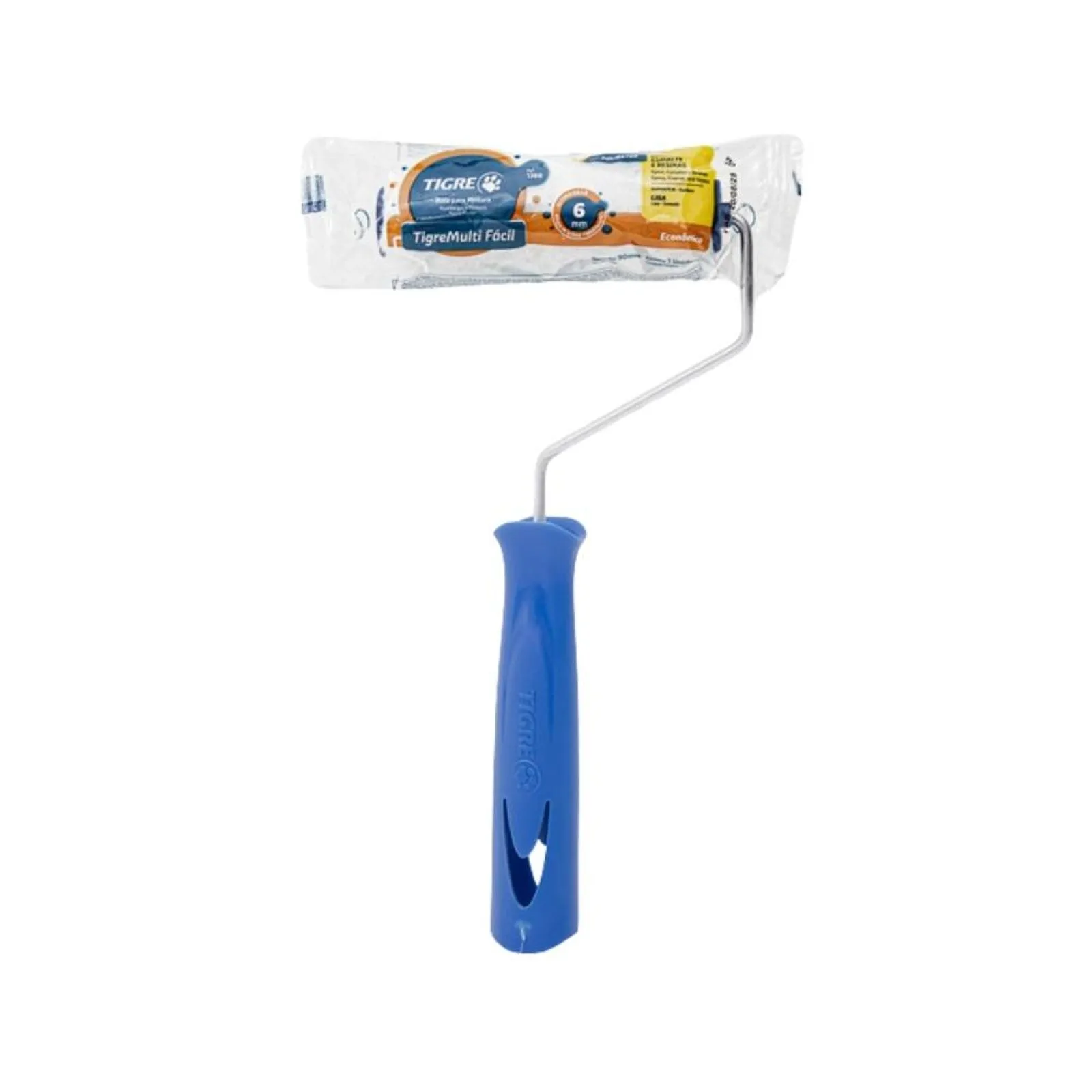 ROLO DE LÃ SINTETICO 150mm COM SUPORTE TIGRE