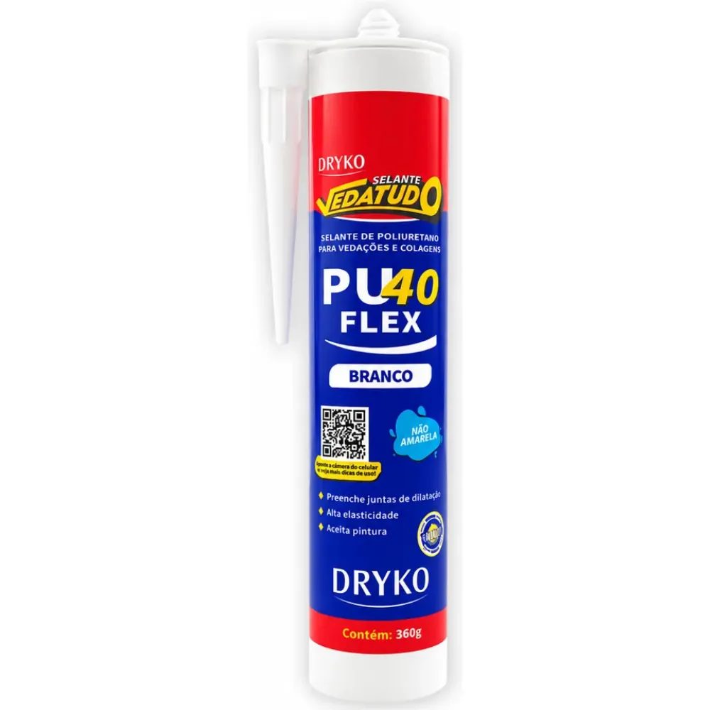 SELANTE PU40 BRANCO VEDATUDO FLEX DRYKO