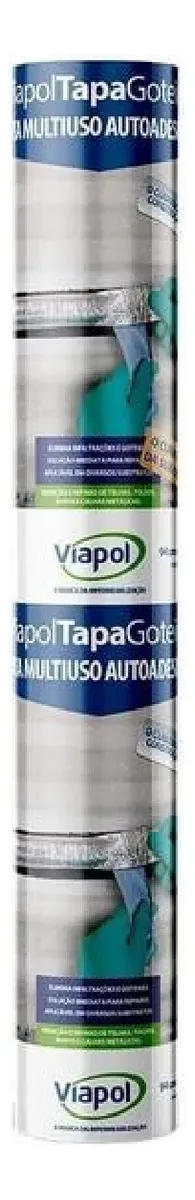 VIAPOL TAPA GOTEIRA - FITA ASFALTICA AUTOADESIVA 0,94x10m